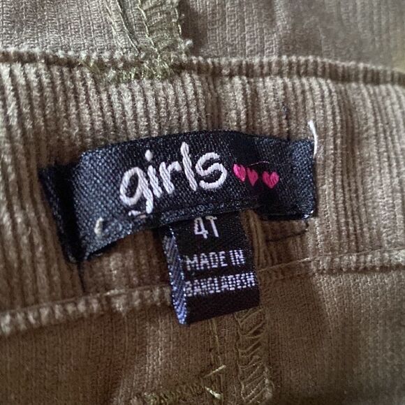 Boutique, Girls, Army Green, Sparkle Patchwork, Skinny Leg Overalls - Picture 9 of 12